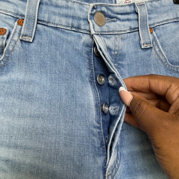 Adriano Goldschmied Women AGED Denim Alexxis Crop Jeans High Rise Vintage Fit 28 - Picture 4 of 14